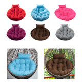 Hanging Chair Cushion Round Seat Cushion Pillow for Living Room Garden Patio Red