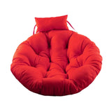 Hanging Chair Cushion Round Seat Cushion Pillow for Living Room Garden Patio Red