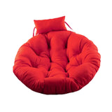 Hanging Chair Cushion Round Seat Cushion Pillow for Living Room Garden Patio Red