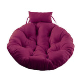 Hanging Chair Cushion Round Seat Cushion Pillow for Living Room Garden Patio Violet