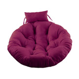 Hanging Chair Cushion Round Seat Cushion Pillow for Living Room Garden Patio Violet