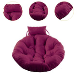 Hanging Chair Cushion Round Seat Cushion Pillow for Living Room Garden Patio Violet