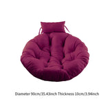 Hanging Chair Cushion Round Seat Cushion Pillow for Living Room Garden Patio Violet