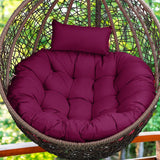 Hanging Chair Cushion Round Seat Cushion Pillow for Living Room Garden Patio Violet