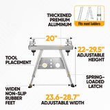 Maxbell Ladder Stabilizer Adjustable Working Outdoor Heavy Duty Wall Ladder Standoff