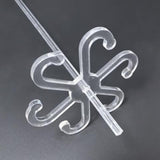 Maxbell 5 Pieces Acrylic Plant Supports Accessories for Patio Flowers Indoor Outdoor