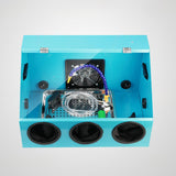 Maxbell Grinding Polishing Box Engraving Dustproof Box for Buffing Engraving Sanding 55x35x35cm