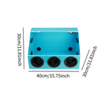 Maxbell Grinding Polishing Box Engraving Dustproof Box for Buffing Engraving Sanding 40x30x30cm