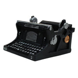 Maxbell Typewriter Figurine Flower Planter Table Ornament for Small Plants Versatile Black