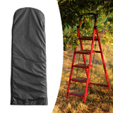 Maxbell Folding Ladder Cover Portable Stepladder Protector for Garden Farmhouse Lawn Black