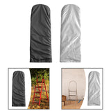 Maxbell Folding Ladder Cover Portable Stepladder Protector for Garden Farmhouse Lawn Black