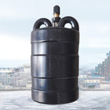 Maxbell 2xInflatable Pipe Plug Easy to Use Balloon Plug Manual Pipe Pressure Test Plug DN 50mm