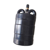 Maxbell 2xInflatable Pipe Plug Easy to Use Balloon Plug Manual Pipe Pressure Test Plug DN 50mm