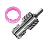 Maxbell PVC Pipe Threader Opener Thread Maker Tools for Electric Drill Supplies Home 1 Thread Maker