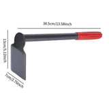 Maxbell Garden Hoe Portable 35 cm Hand Hoe for Transplanting Loosening Soil Planting Black