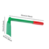 Maxbell Garden Hoe Portable 35 cm Hand Hoe for Transplanting Loosening Soil Planting Green
