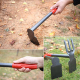 Maxbell Garden Hoe Portable 35 cm Hand Hoe for Transplanting Loosening Soil Planting Green