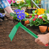 Maxbell Garden Hoe Portable 35 cm Hand Hoe for Transplanting Loosening Soil Planting Green