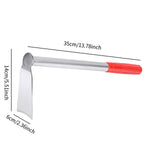 Maxbell Garden Hoe Portable 35 cm Hand Hoe for Transplanting Loosening Soil Planting Silver