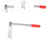 Maxbell Garden Hoe Portable 35 cm Hand Hoe for Transplanting Loosening Soil Planting Silver
