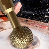 Maxbell Sphere Rotary Burr Power Carving Tool for Angle Grinder Wood Carving 10mm Interface