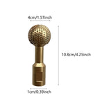 Maxbell Sphere Rotary Burr Power Carving Tool for Angle Grinder Wood Carving 10mm Interface