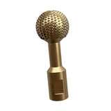 Maxbell Sphere Rotary Burr Power Carving Tool for Angle Grinder Wood Carving 10mm Interface