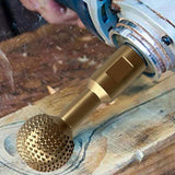 Maxbell Sphere Rotary Burr Power Carving Tool for Angle Grinder Wood Carving 14mm Interface