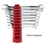 Maxbell Modular Wrench Organizer Efficient 12 Tools Space Saving Tool Drawer Storage Red