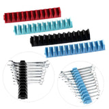 Maxbell Modular Wrench Organizer Efficient 12 Tools Space Saving Tool Drawer Storage Red