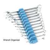 Maxbell Modular Wrench Organizer Efficient 12 Tools Space Saving Tool Drawer Storage Blue