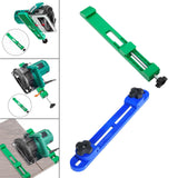Maxbell Cutting Machine Base Guide Circular Saw Milling Carpentry Wood Cutting Guide Green