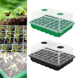 Maxbell Seedling Starting Tray 48 Holes Growing Tray for Wheatgrass Indoor Gardening Green
