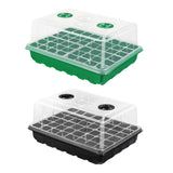 Maxbell Seedling Starting Tray 48 Holes Growing Tray for Wheatgrass Indoor Gardening Green