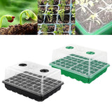 Maxbell Seedling Starting Tray 48 Holes Growing Tray for Wheatgrass Indoor Gardening Green