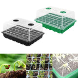 Maxbell Seedling Starting Tray 48 Holes Growing Tray for Wheatgrass Indoor Gardening Green