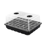 Maxbell Seedling Starting Tray 48 Holes Growing Tray for Wheatgrass Indoor Gardening Black