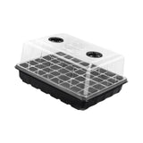 Maxbell Seedling Starting Tray 48 Holes Growing Tray for Wheatgrass Indoor Gardening Black