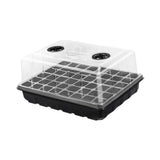 Maxbell Seedling Starting Tray 48 Holes Growing Tray for Wheatgrass Indoor Gardening Black