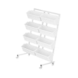 Maxbell Vertical Garden Planter Practical Raised Planter Box for Balcony Home Corner White