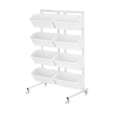 Maxbell Vertical Garden Planter Practical Raised Planter Box for Balcony Home Corner White
