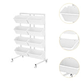 Maxbell Vertical Garden Planter Practical Raised Planter Box for Balcony Home Corner White