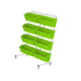 Maxbell Vertical Garden Planter Practical Raised Planter Box for Balcony Home Corner Green