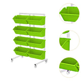 Maxbell Vertical Garden Planter Practical Raised Planter Box for Balcony Home Corner Green