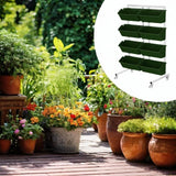 Maxbell Vertical Garden Planter Practical Raised Planter Box for Balcony Home Corner Deep Green