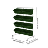 Maxbell Vertical Garden Planter Practical Raised Planter Box for Balcony Home Corner Deep Green