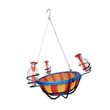 Maxbell Outdoor Hummingbird Feeder Easy Installation Gardening Hanging Flower Basket