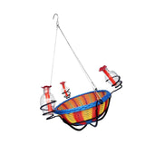 Maxbell Outdoor Hummingbird Feeder Easy Installation Gardening Hanging Flower Basket