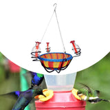 Maxbell Outdoor Hummingbird Feeder Easy Installation Gardening Hanging Flower Basket