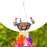 Maxbell Outdoor Hummingbird Feeder Easy Installation Gardening Hanging Flower Basket